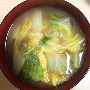 白菜の味噌汁